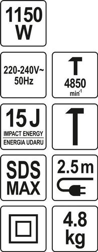 młot dłutujący 15j - yt-82133 na Arena.pl