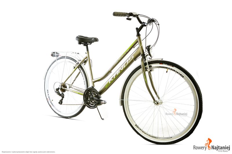 ROWER DAMSKI TREKING 28" KANDS GALILEO GRAFIZIELONY RAMA 19" 2017
