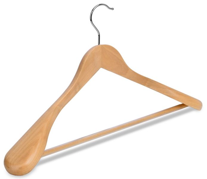 Wieszak drewniany na płaszcze 1 sztuka zdjęcie 1