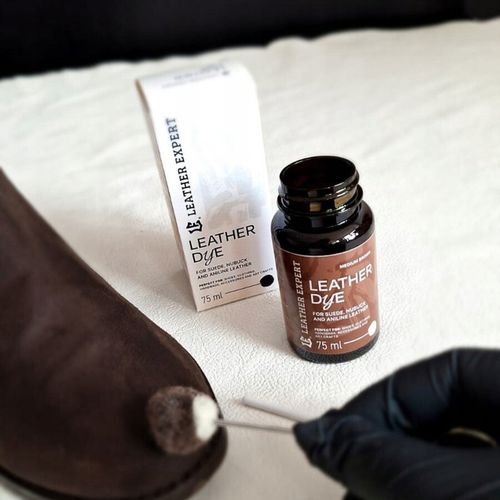 Leather Expert Farba Zamsz Nubuk Skóra Anilinowa 75ml Medium Brown na Arena.pl