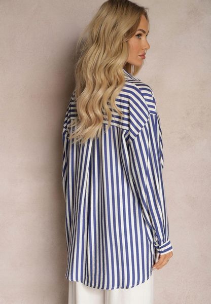 Renee Niebieska Koszula damska zdjęcie 3