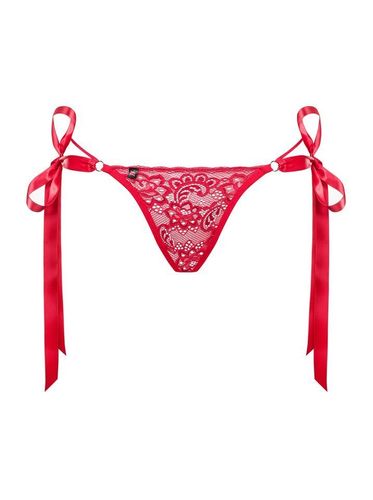 Czerwone Stringi z Kokardkami - Obsessive Lovlea L/XL na Arena.pl