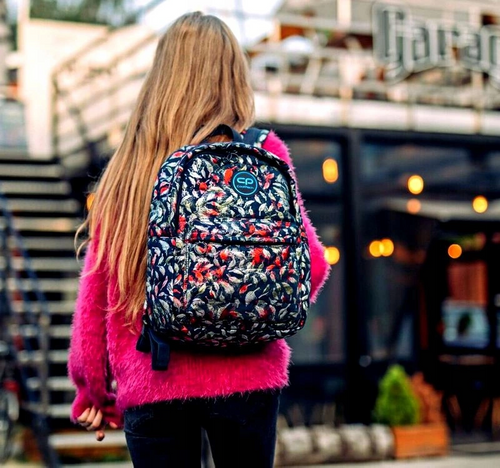 Coolpack Plecak RUBY Glam Feathers Blue 22752 na Arena.pl