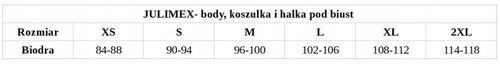JULIMEX BODY WYSZCZUPLAJĄCE POD BIUST 219 BEŻ- M na Arena.pl
