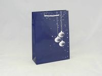 Torby świąteczne małe 24 x 9 x 33 cm bombki