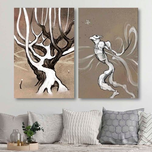 Deco Panel, Abstrakcyjna postać 40x60 na Arena.pl