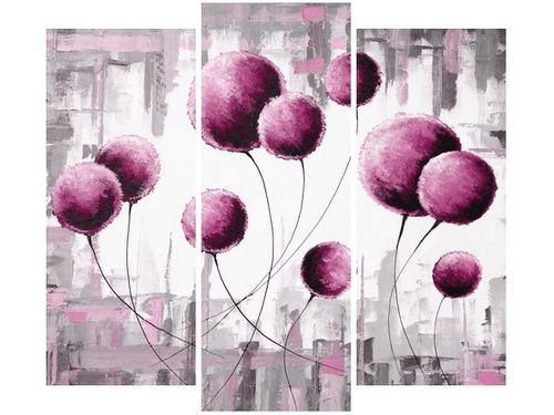 90 80CM OBRAZ T3 ELEM ABSTRAKCYJNE DMUCHAWCE FUKSJI DRUK ŚCIENNY na Arena.pl