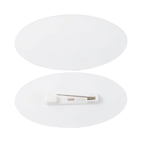 Identyfikator akrylowy 7,6 x 3,8 cm do sublimacji - owal na Arena.pl