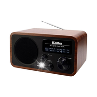 Radio Eltra Mewa drewno brąz,czarne Polskie retro kuchenne biuro