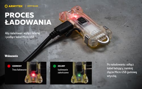 Latarka Armytek Zippy WR Extended Set Yellow na Arena.pl