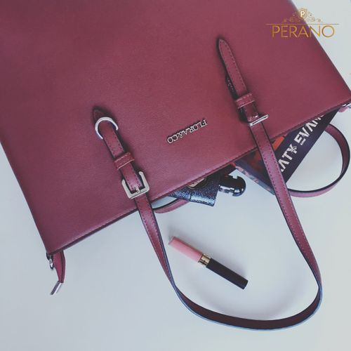 Flora & Co torba damska - bordo na Arena.pl