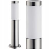 Lampa Ogrodowa stojąca słupek ogrodowy 45 cm E27 stal nierdzewna