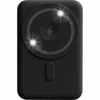 Powerbank Li-Pol bezprzewodowy Yenkee YPB501 5.000 mAh 15W MagSafe czarny