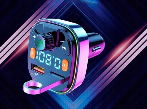 TRANSMITER FM BLUETOOTH 5.0 ŁADOWARKA QC 3.0 PD 20W RGB 2x USB USB-C na Arena.pl