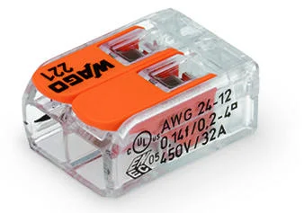 Wago złączka uniwersalna Compact do przewodów jednodrutowych wielodrutowych 2x 0,14-4 mm2 221-412 20 szt na Arena.pl