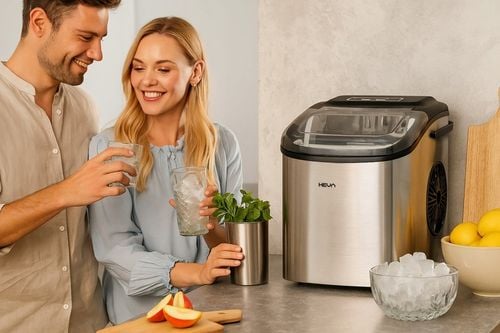 Kostkarka do lodu HEVA HIX 12kg domowa cicha maszyna ekspresowy lód na Arena.pl