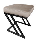 Pufa ZETA LOFT ławka taboret podnóżek metal MG09