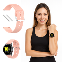Pasek do Huawei Watch GT2 GT3 42mm Pro 43mm silikon opaska 20mm różowy