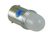 żarówka LED ba15s Cree UHP matowa P21W R10W P5W 12v 24v NIEBIESKA