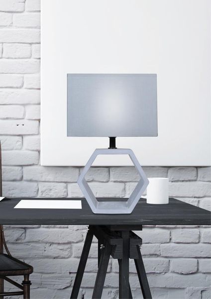 Vidal lampka ceramiczna 1x40W E27 grafitowy zdjęcie 3