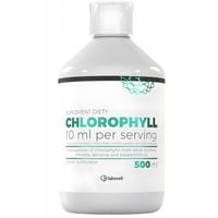 Chlorofil Suplement diety w płynie Detoks Oczyszczanie Mięta 500ml Laborell