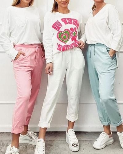 Spodnie Włoskie Wiya Bawełniane z Patką Uni Beige na Arena.pl