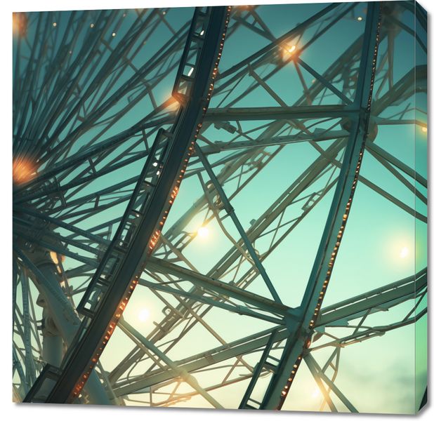 Obraz 90x90cm Światła Molocha zdjęcie 1