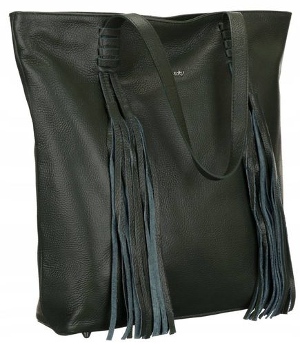 duża shopperka damska z frędzlami - rovicky na Arena.pl