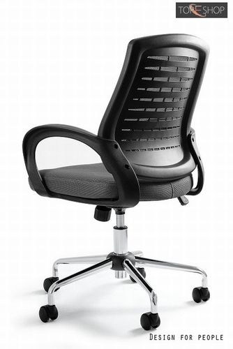 Fotel biurowy award szary na Arena.pl