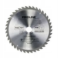 Piła tarczowa do drewna 250x3,2x30mm 25zęby widia