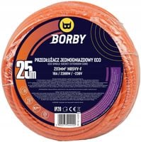 Przedłużacz BORBY BY-02-44220 25 m Pomarańczowy