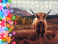 Puzzle tradycyjne Zwierzęta - Bawół