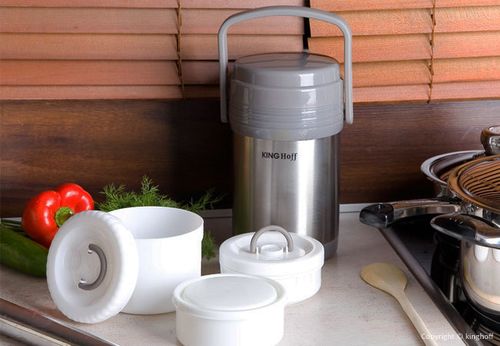 Termos Obiadowy Stalowy KINGHOFF 1.5l [KH-4075] na Arena.pl