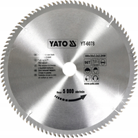 YATO TARCZA PIŁA TARCZOWA WIDIOWA DO CIĘCIA DREWNA 300X96TX30 MM YT-6078