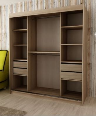 SZAFA YORK 200 PRZESUWNA WENGE na Arena.pl