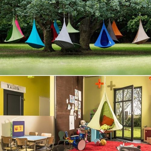 Wiszący kokon / namiot –zielony, 150 x150 na Arena.pl