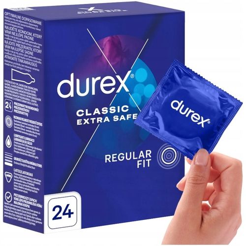 Durex Extra Safe prezerwatywy super mocne dodatkowo nawilżane 24 szt. na Arena.pl