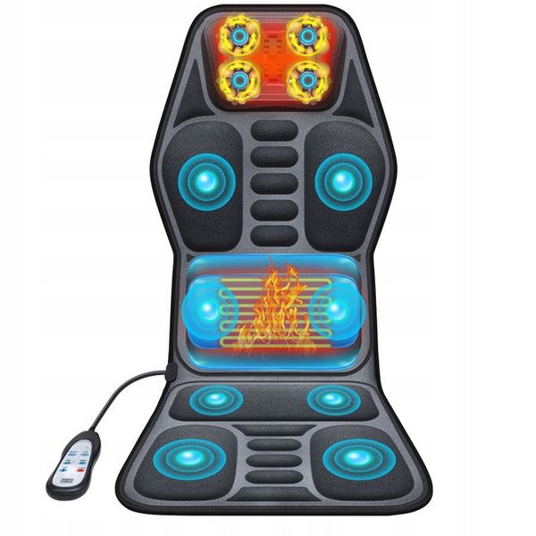 Mata masująca do masażu masażer Shiatsu grzanie do domu i samochodu Gateway zdjęcie 12