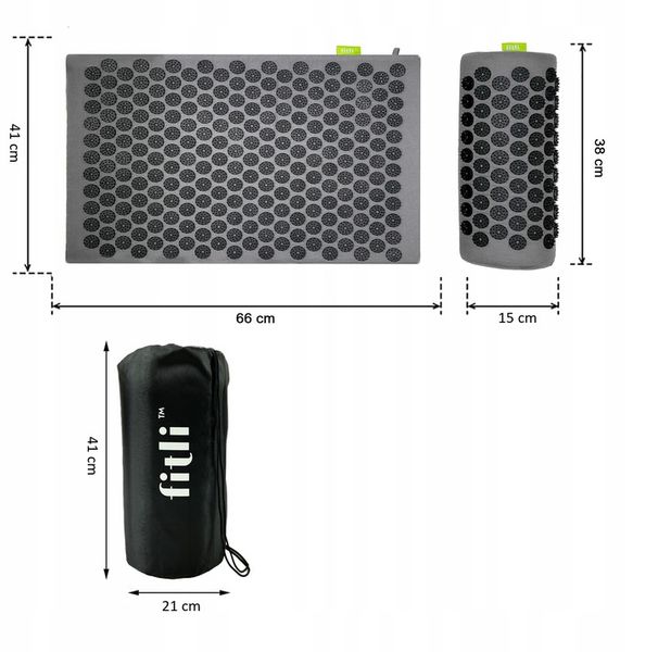 MATA ZDROWOTNA DO AKUPRESURY Z KOLCAMI + PODUSZKA zdjęcie 16