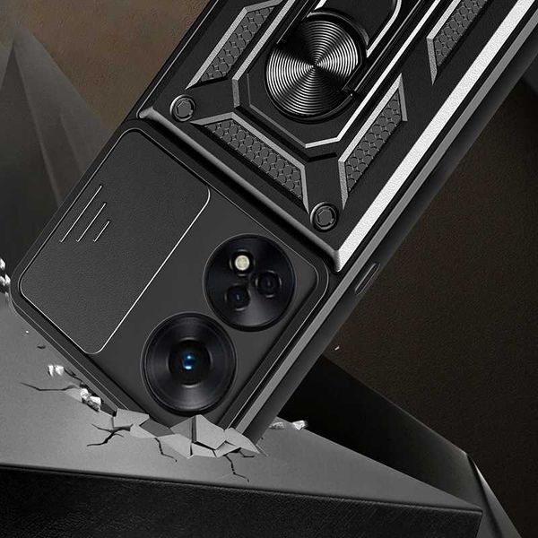 Spacecase Camring Oppo Reno 8T Black zdjęcie 2