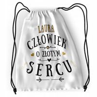 Plecak Dla Laury Sportowy Szkolny Worek Torba Z Nadrukiem Ze Zdjęciem