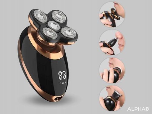 Golarka Męska 5W1 Maszynka do Golenia Brody, Włosów - Trymer Do Nosa na Arena.pl