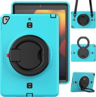 Etui do iPad 9/8/7 10.2” z Podstawką i Paskiem na Ramię Turkusowe