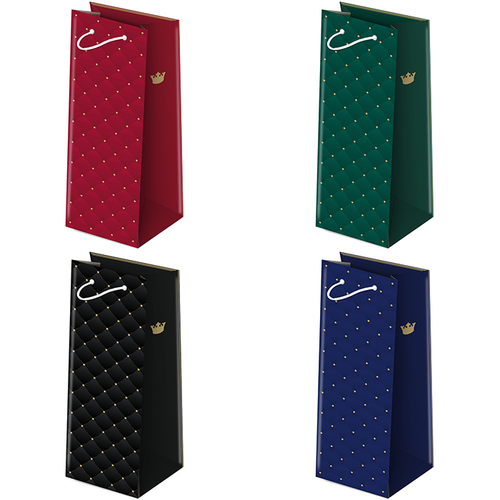 torebki ozdobne 10szt.  9 x 27 x 8cm set 84 Pikowane AL-0 na Arena.pl