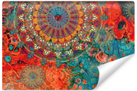 Fototapeta Ścienna Kolorowe Ornamenty MANDALE Abstrakcja Boho 405cm x 270cm
