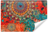 Fototapeta Ścienna Kolorowe Ornamenty MANDALE Abstrakcja Boho 405cm x 270cm