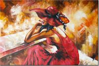 100 70CM OBRAZ PŁÓTNO JESIENNA ZADUMA PŁÓTNO RAMA