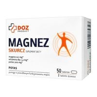 Magnez Skurcz DOZ 50 tabl. – wsparcie mięśni i układu nerwowego