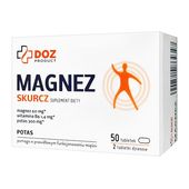 Magnez Skurcz DOZ 50 tabl. – wsparcie mięśni i układu nerwowego
