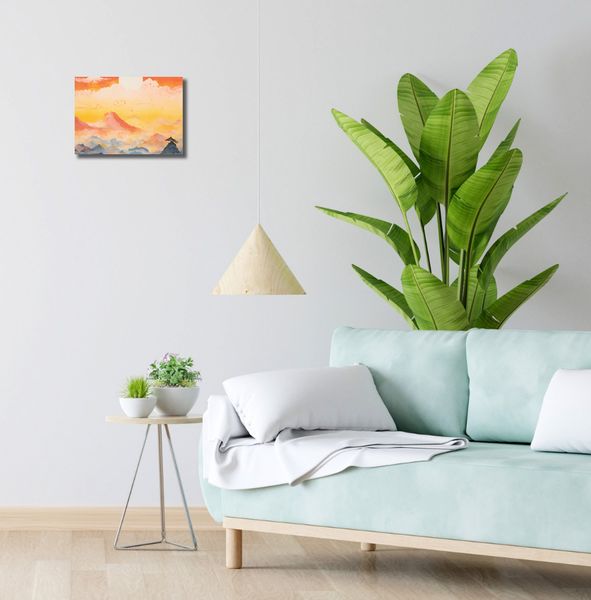 Obraz 30x20cm Świt nad Krainą Ciszych Gór zdjęcie 2